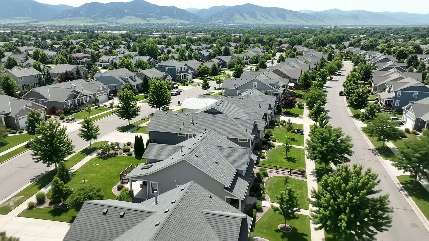 Asphalt-shingle roofing in a Colorado mountain setting